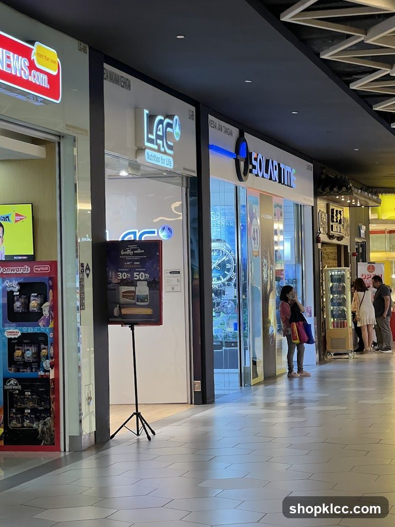 Mall storefronts