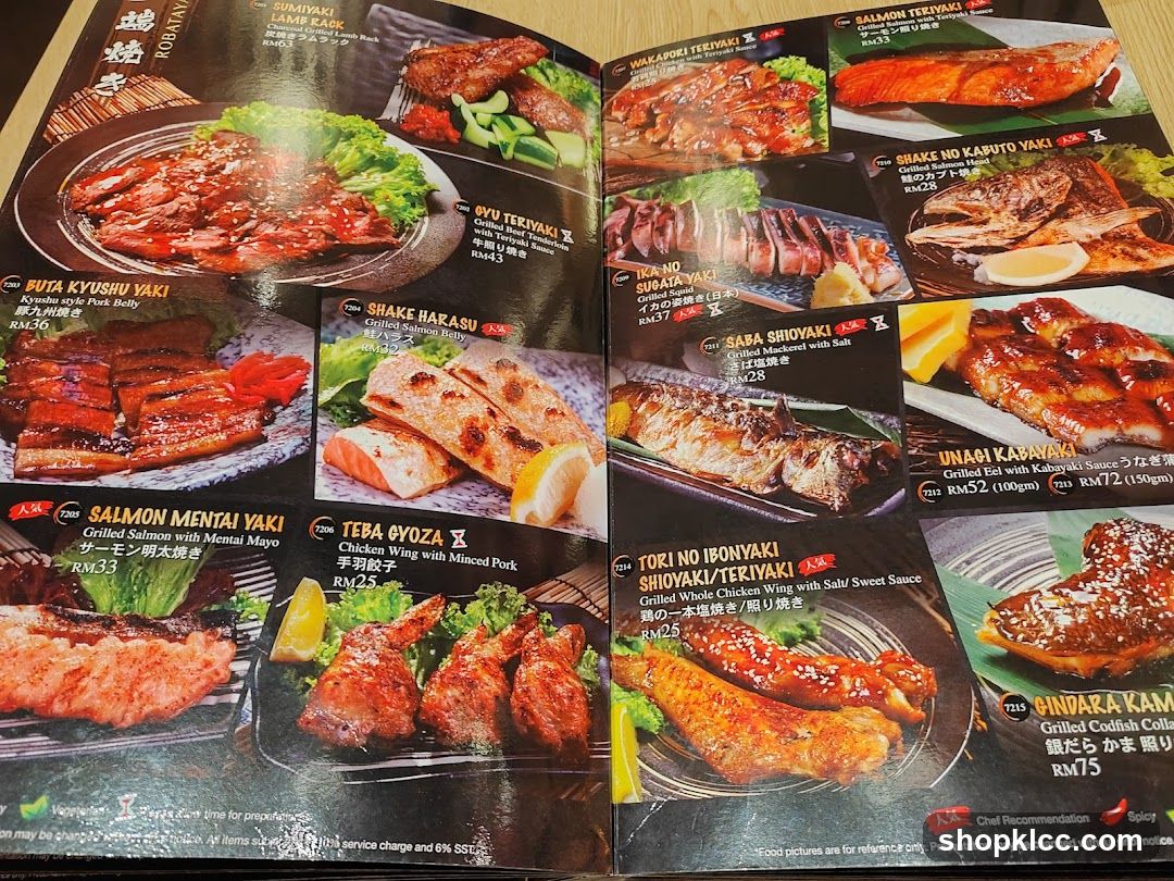 ROBATAYA Grilled Dishes