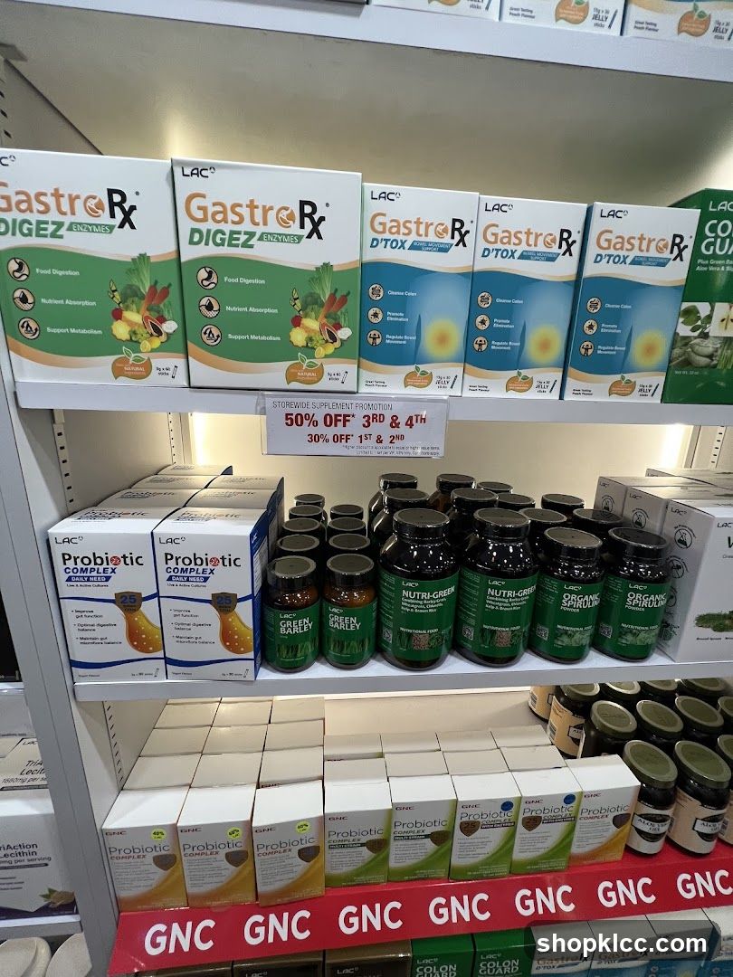 Health Supplements Display
