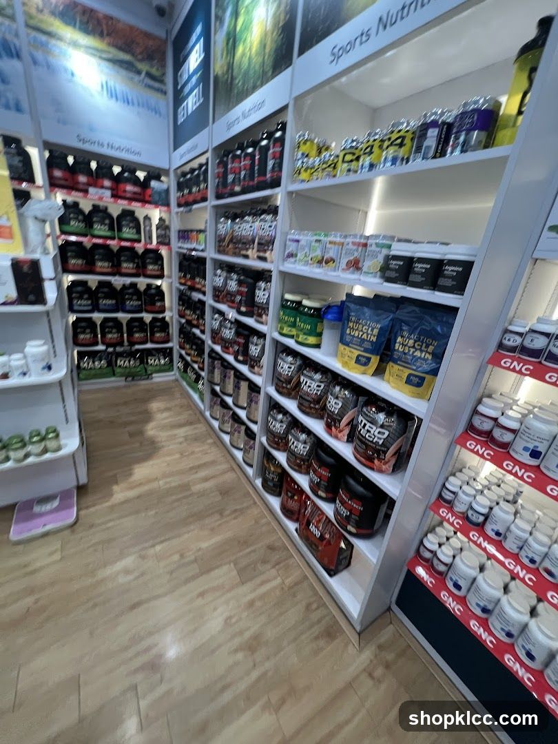 Sports Nutrition Store Interior