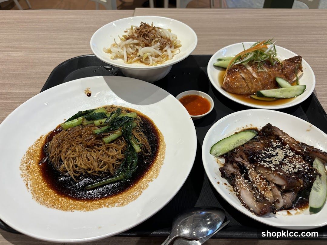 Noodle and Meat Platter