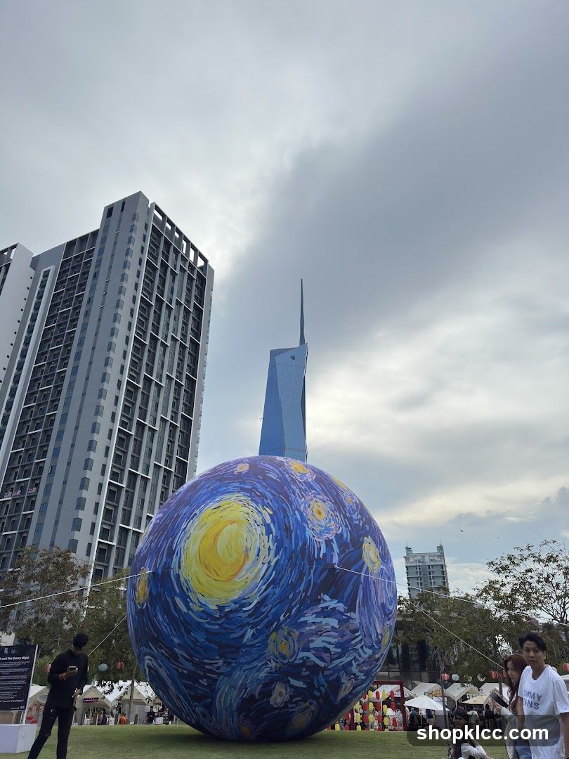Starry Night Sphere Installation