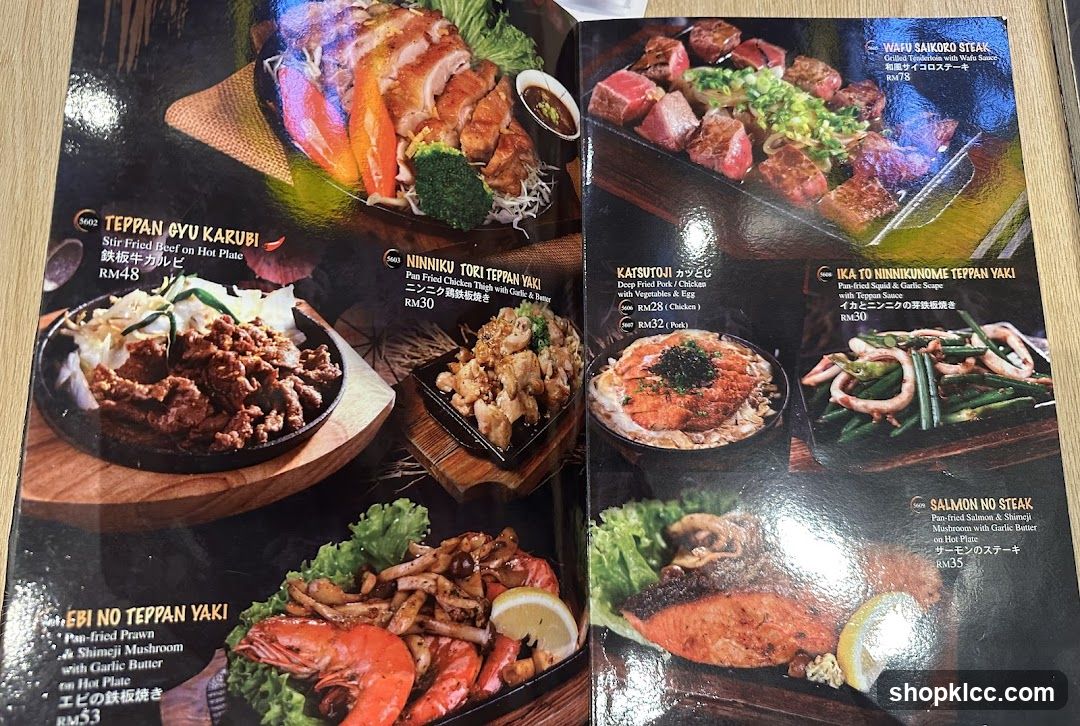 Teppan Dishes