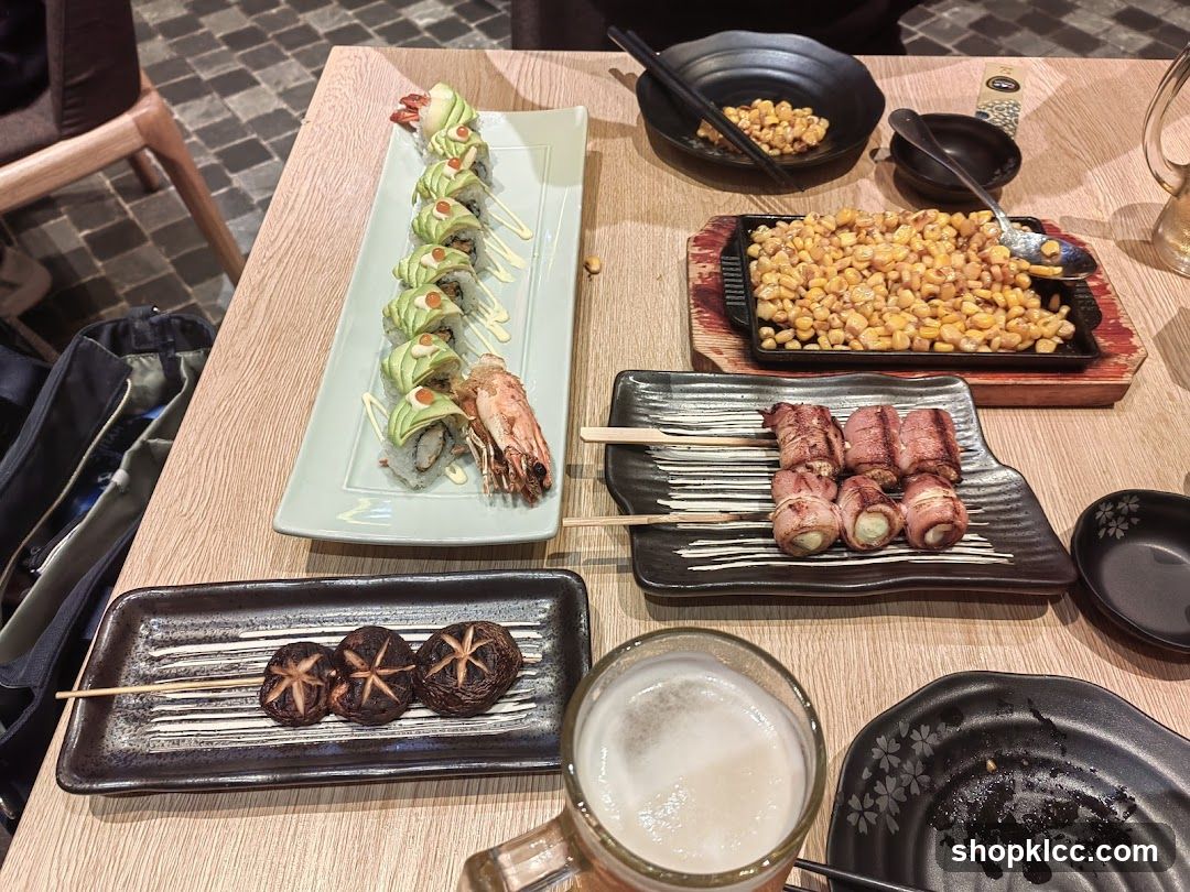 Assortment of Japanese Dishes