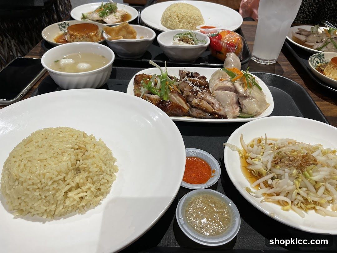 Hainanese Chicken Rice Meal