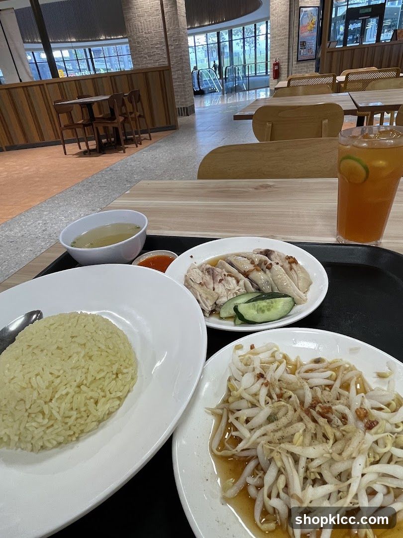 Hainanese Chicken Rice Meal