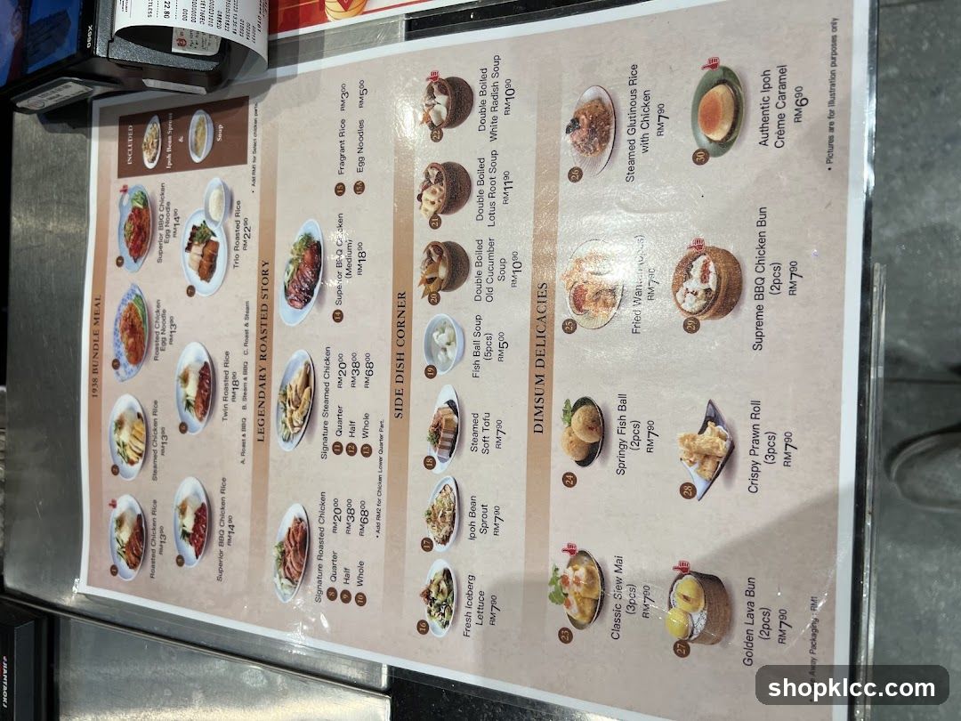 Restaurant Menu Board