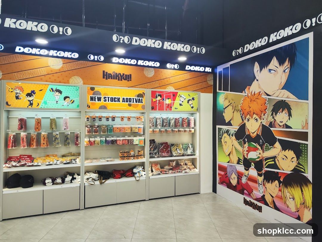 Haikyuu Merchandise Store Interior