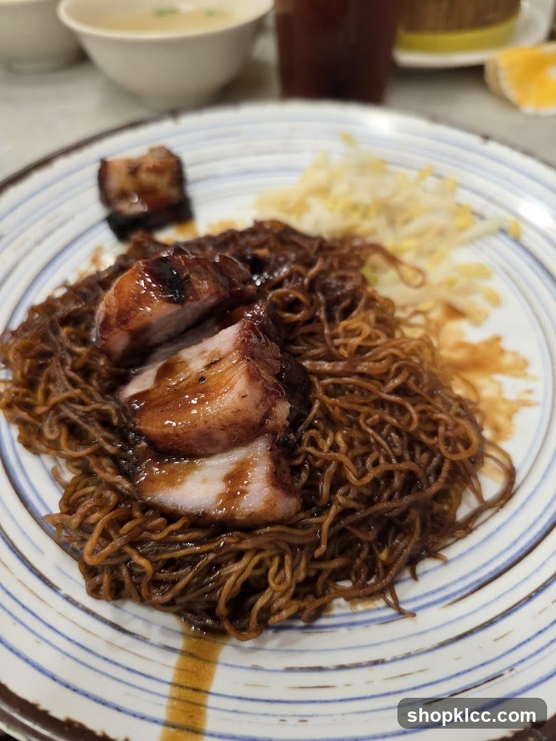 Pork Char Kway Teow with Bean Sprouts
