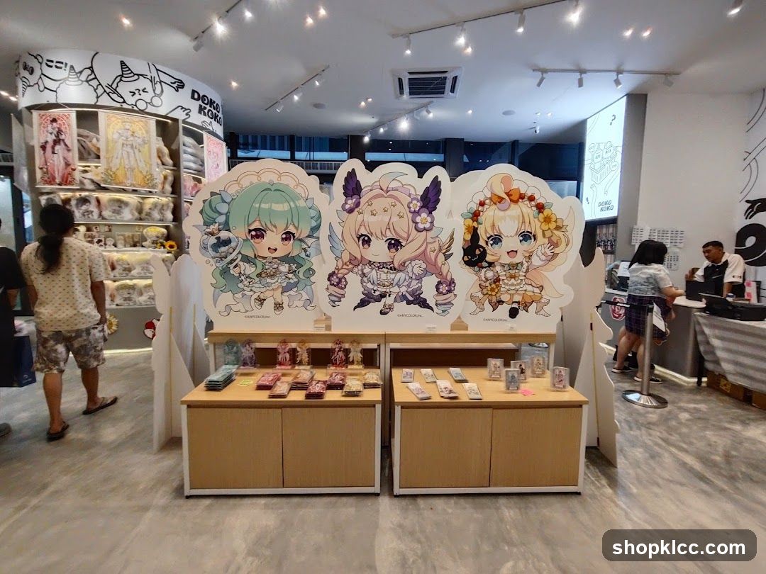 Anime Merchandise Display