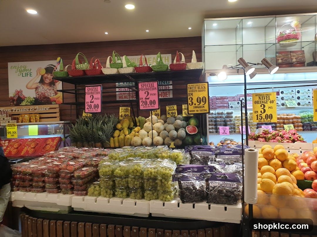 Fruit and Vegetable Display