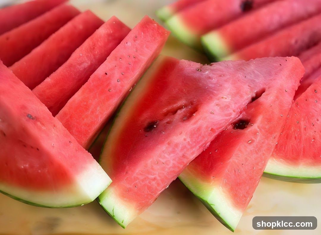 Sliced Watermelon
