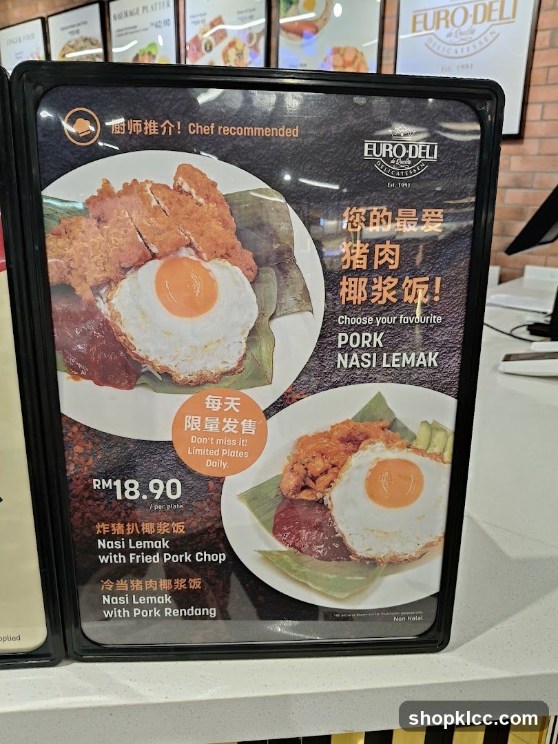 Euro Deli Pork Nasi Lemak