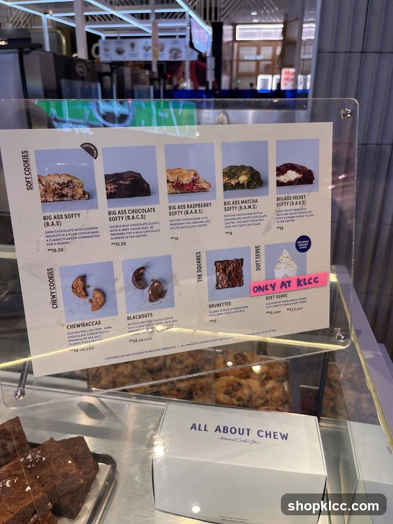 All About Chew Menu