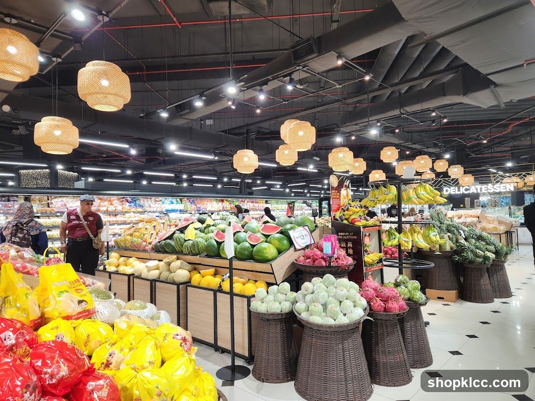 Supermarket Produce Section