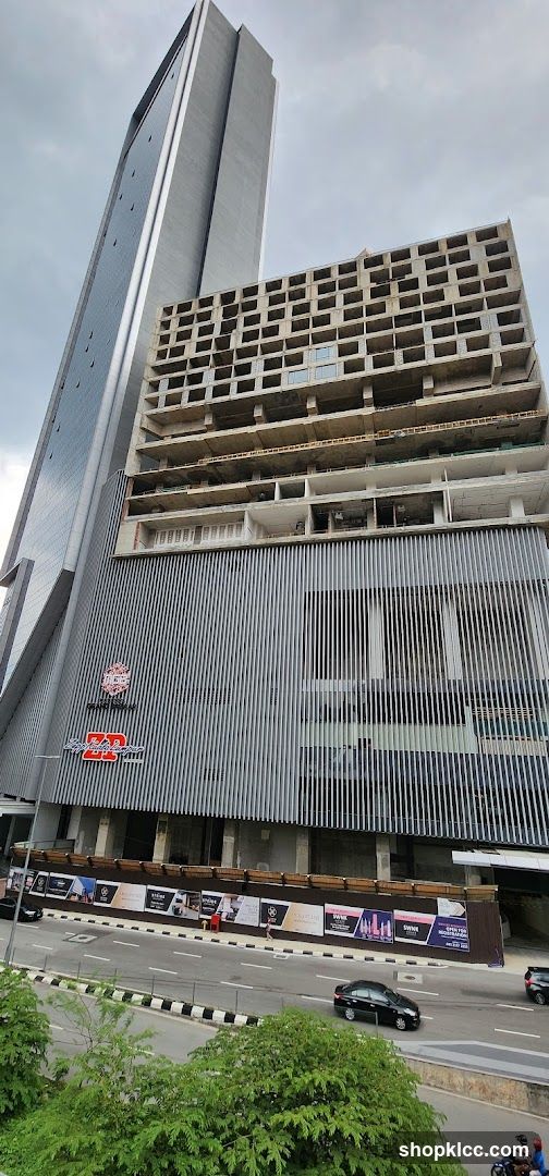 Under Construction Building with Signage
