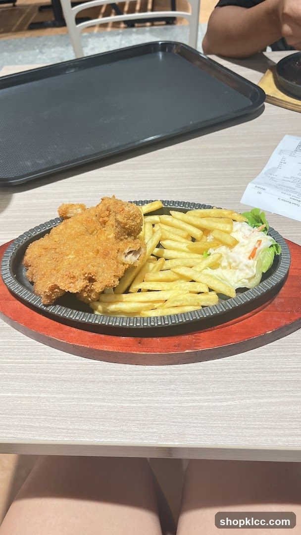Fried Chicken and Fries