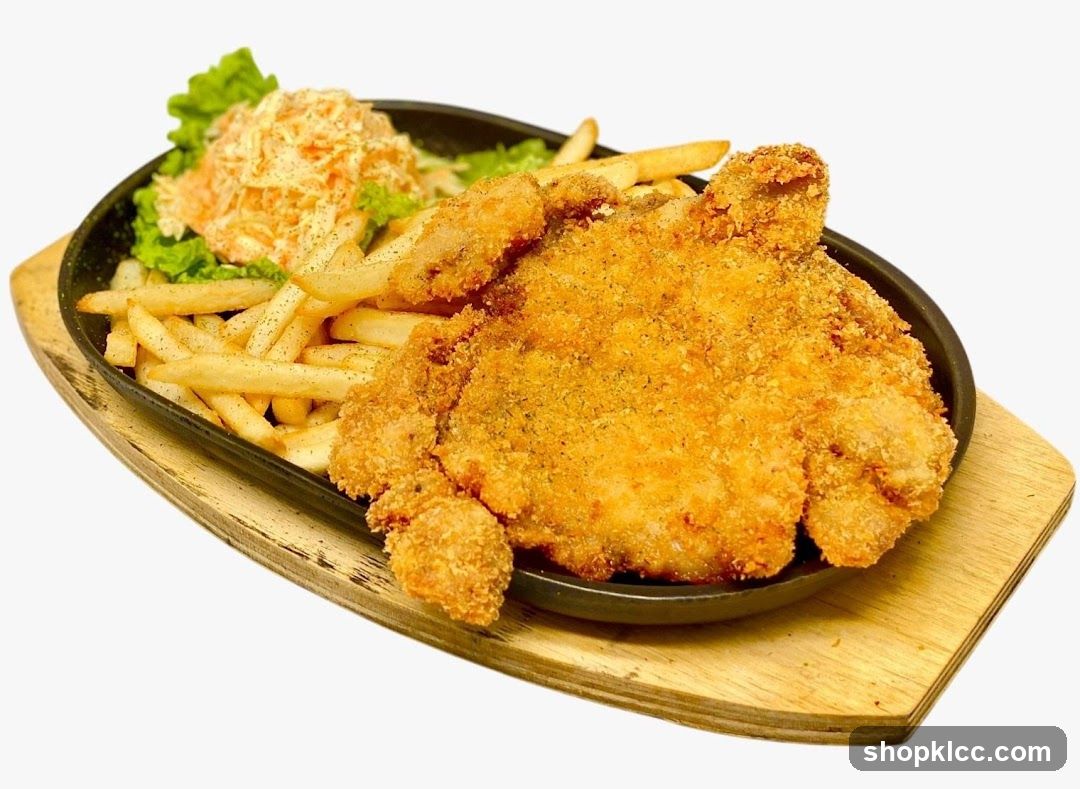 Fried Chicken with Fries and Coleslaw