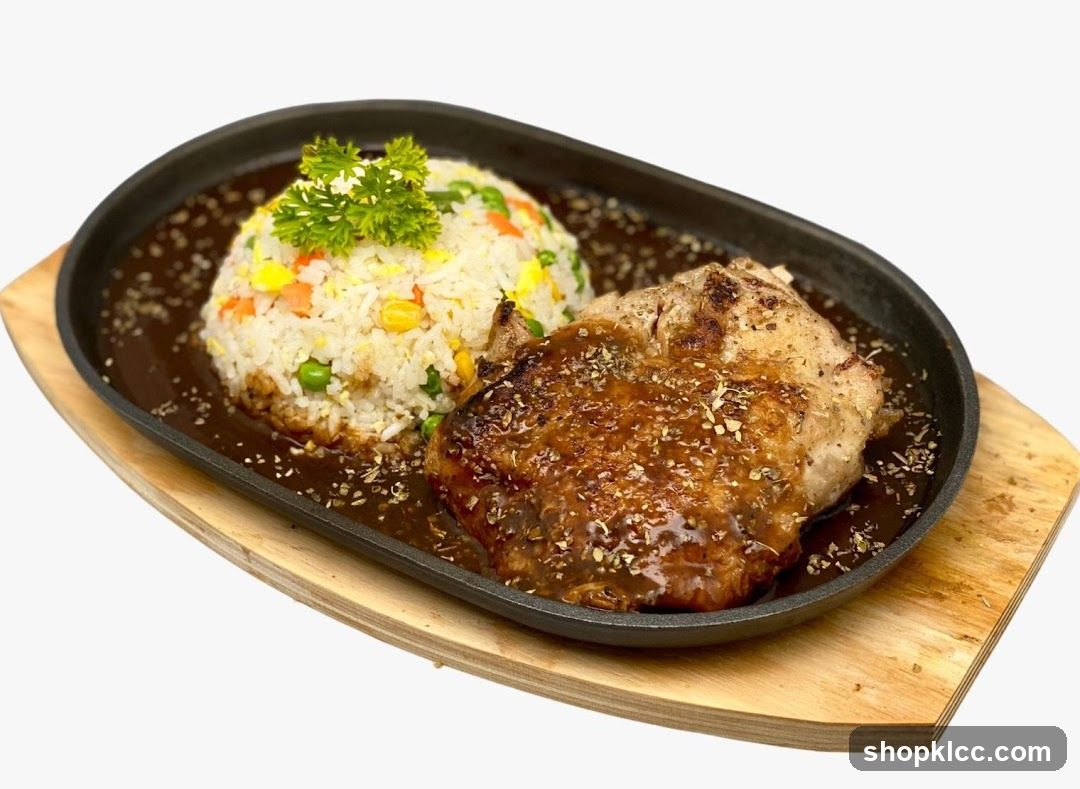 Sizzling Steak and Fried Rice