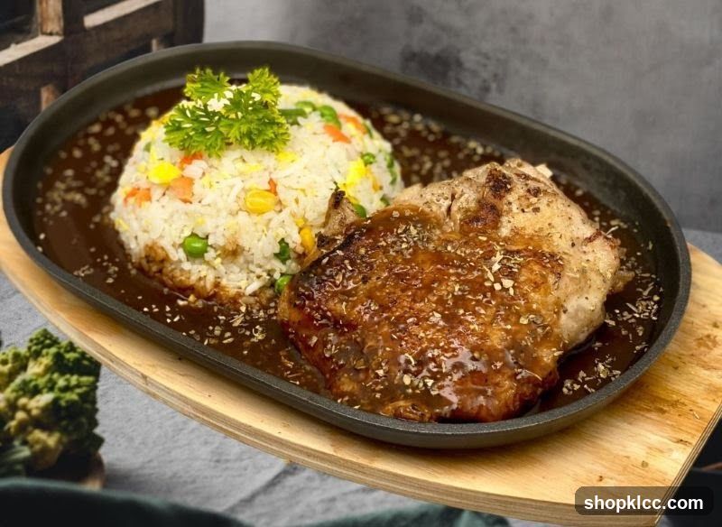 Sizzling Steak and Rice