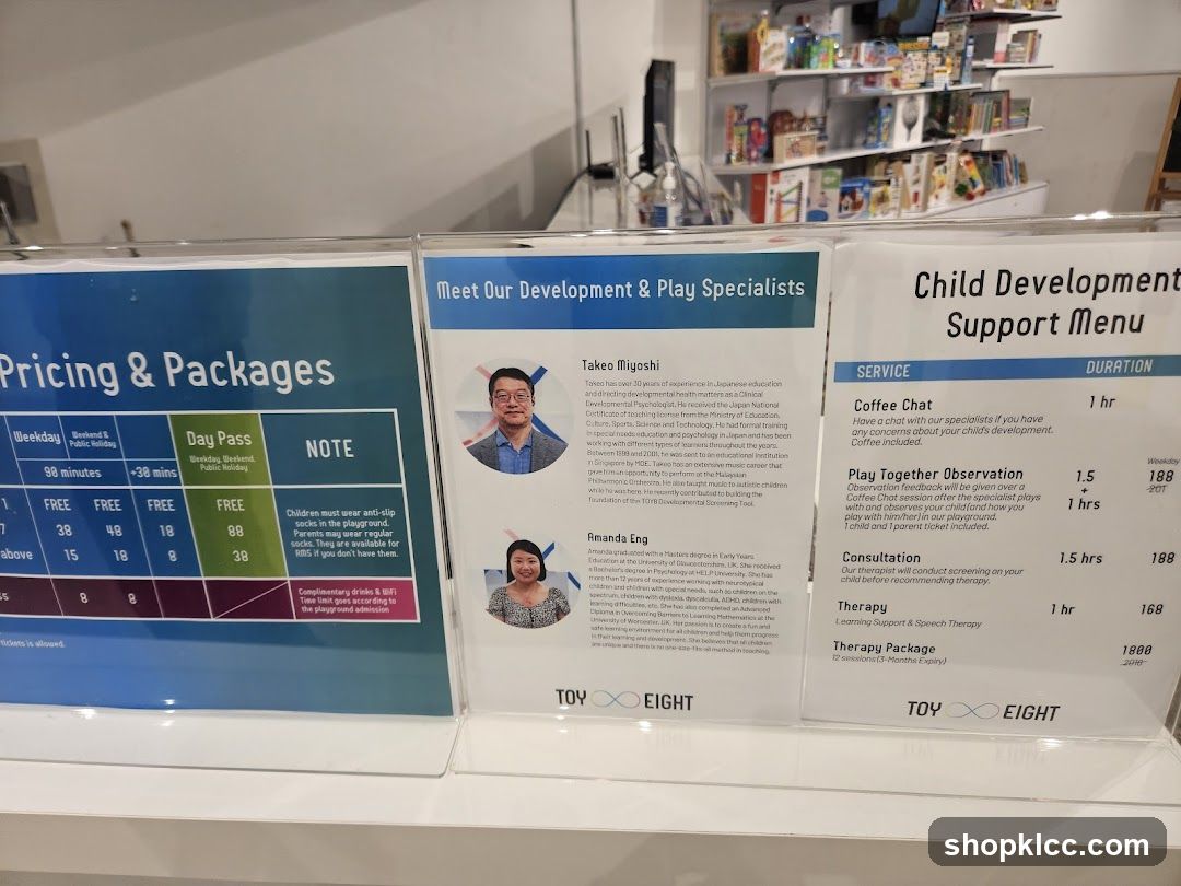 Child Development Support Menu