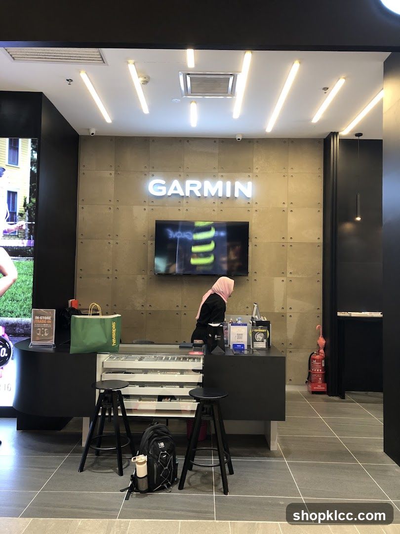 Garmin Store Counter