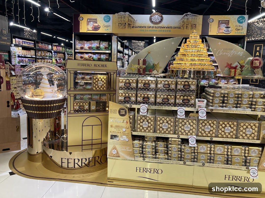 Ferrero Rocher Christmas Display