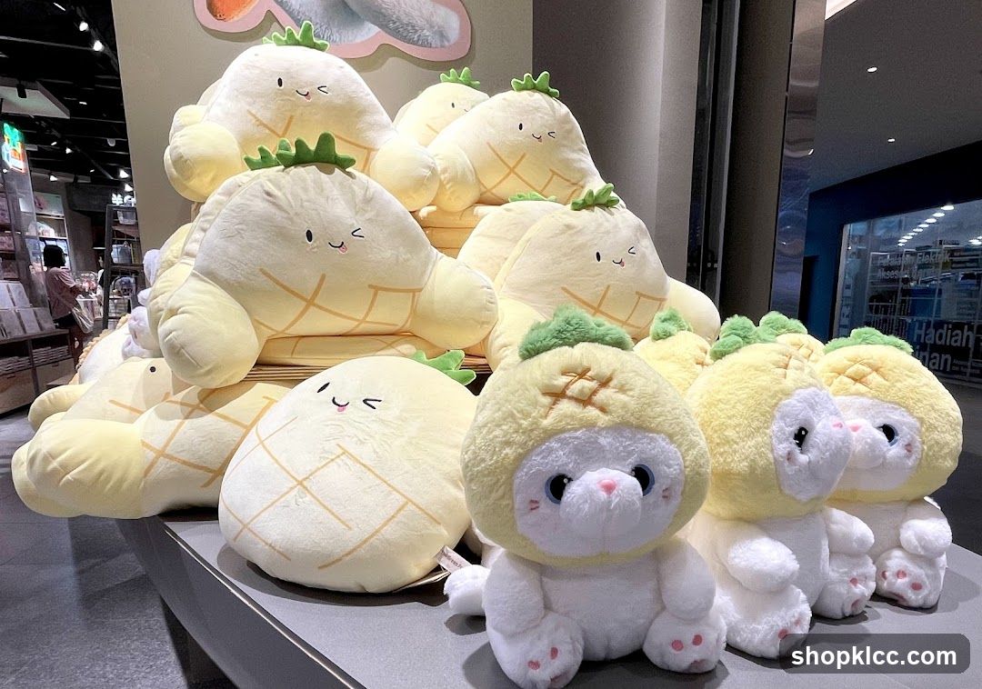 Pineapple Plushies Display