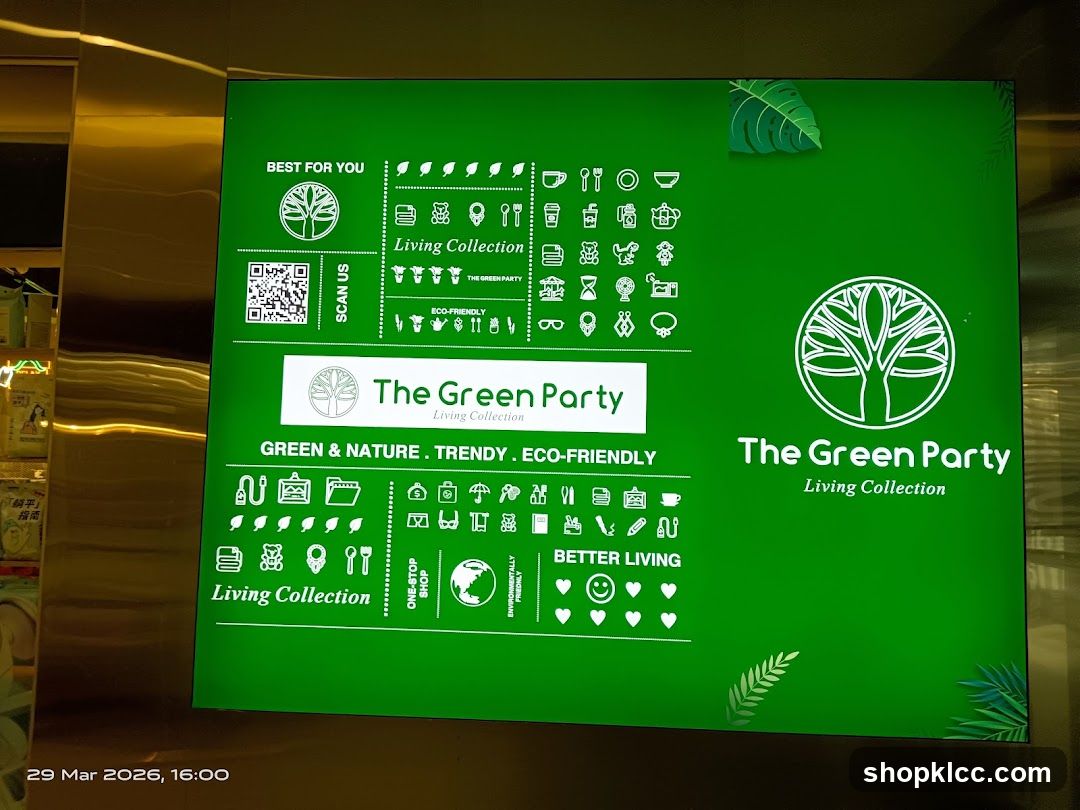 The Green Party Living Collection Signage