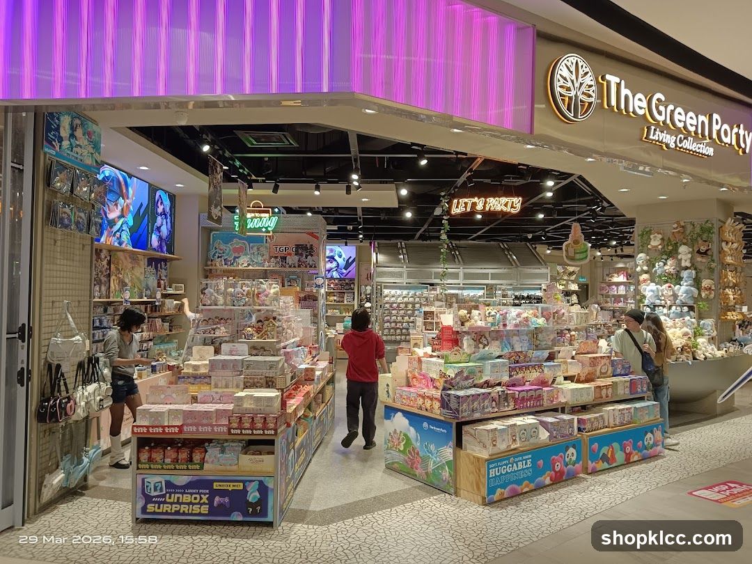 The Green Party Store Interior