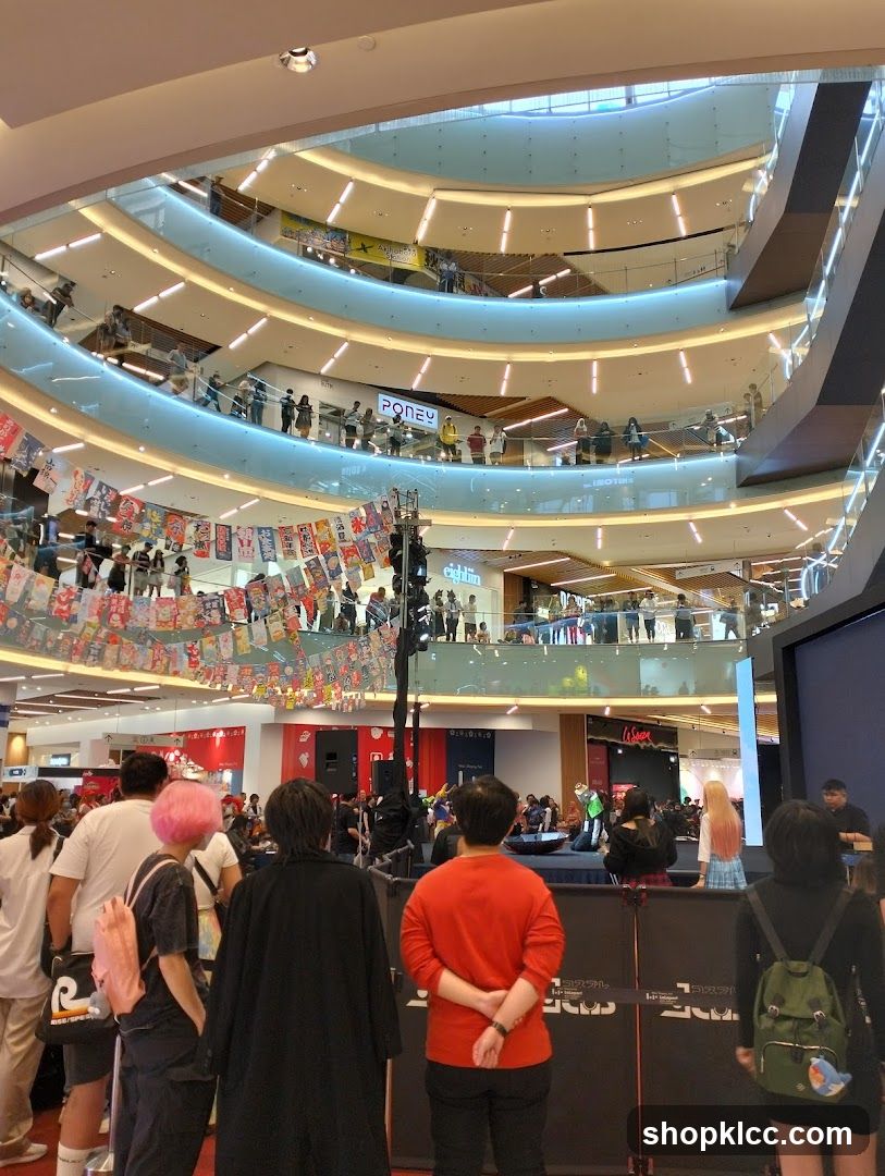 Shopping Mall Interior with Event Display