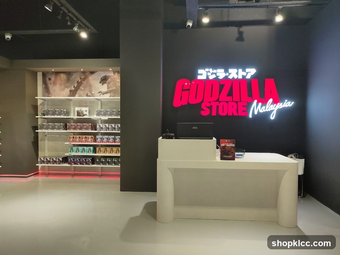 Godzilla Store Interior