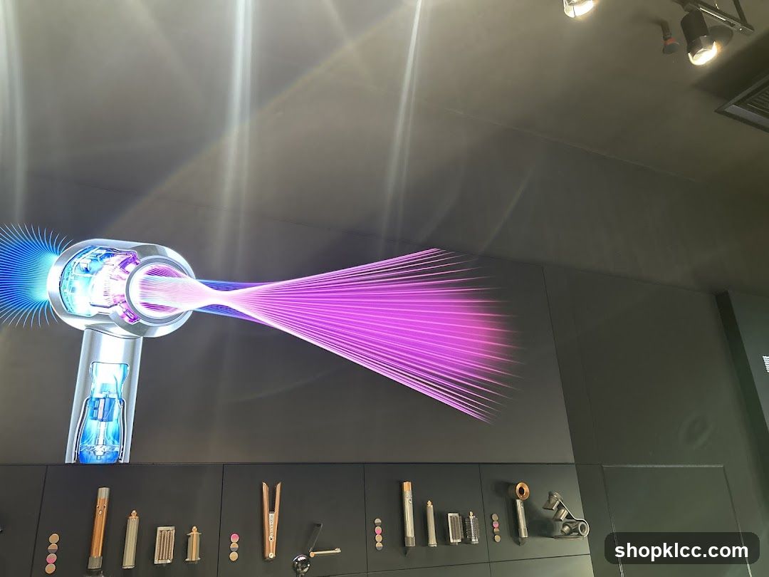 Dyson Hair Dryer Display