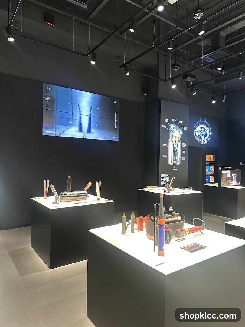 Product Display in a Modern Store