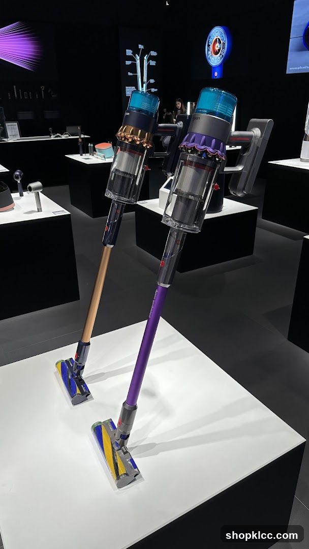 Dyson Vacuum Cleaners on Display