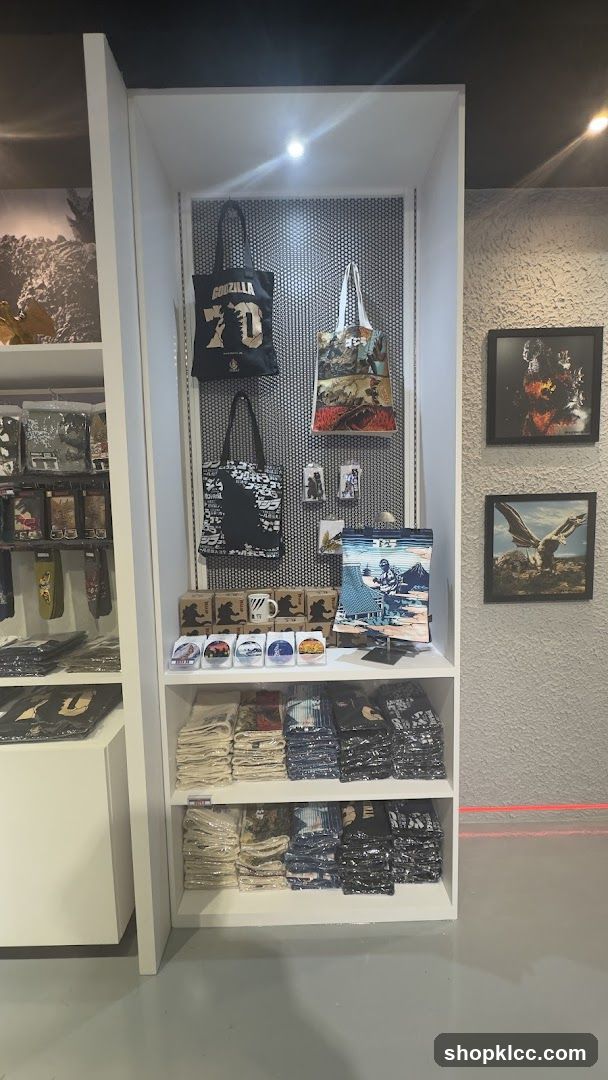 Godzilla Merchandise Display