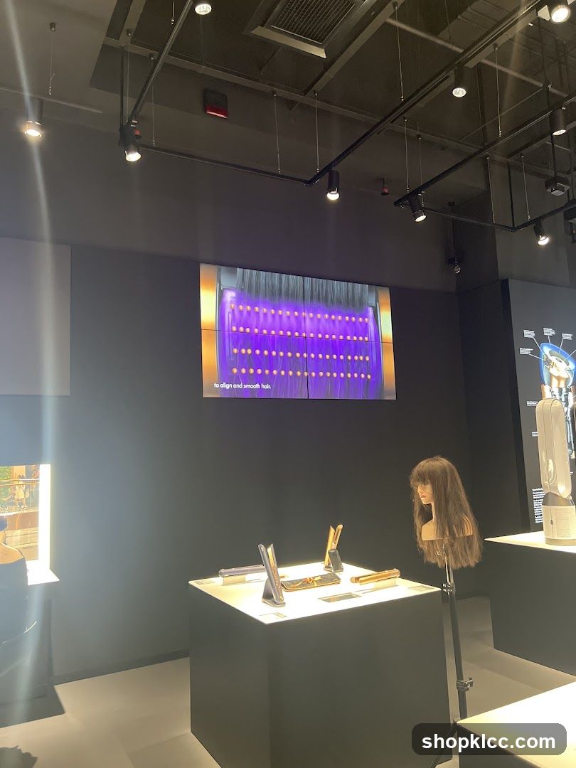 Hair Styling Product Display