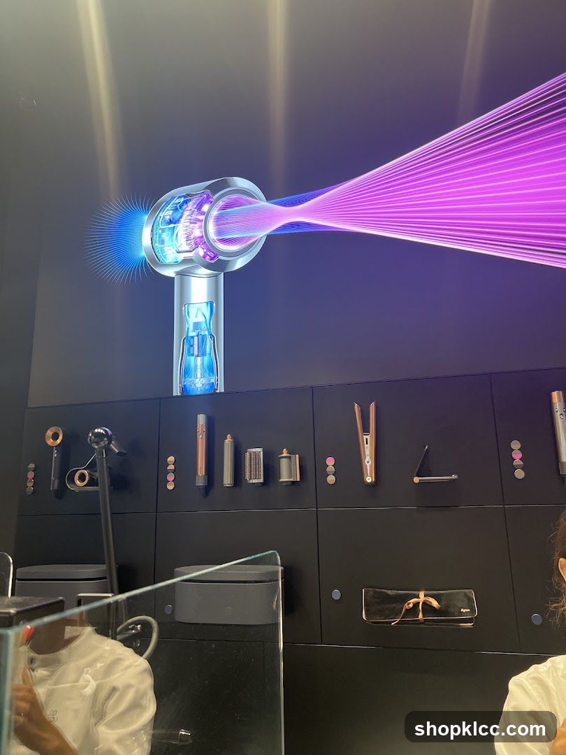 Dyson Hair Dryer Display