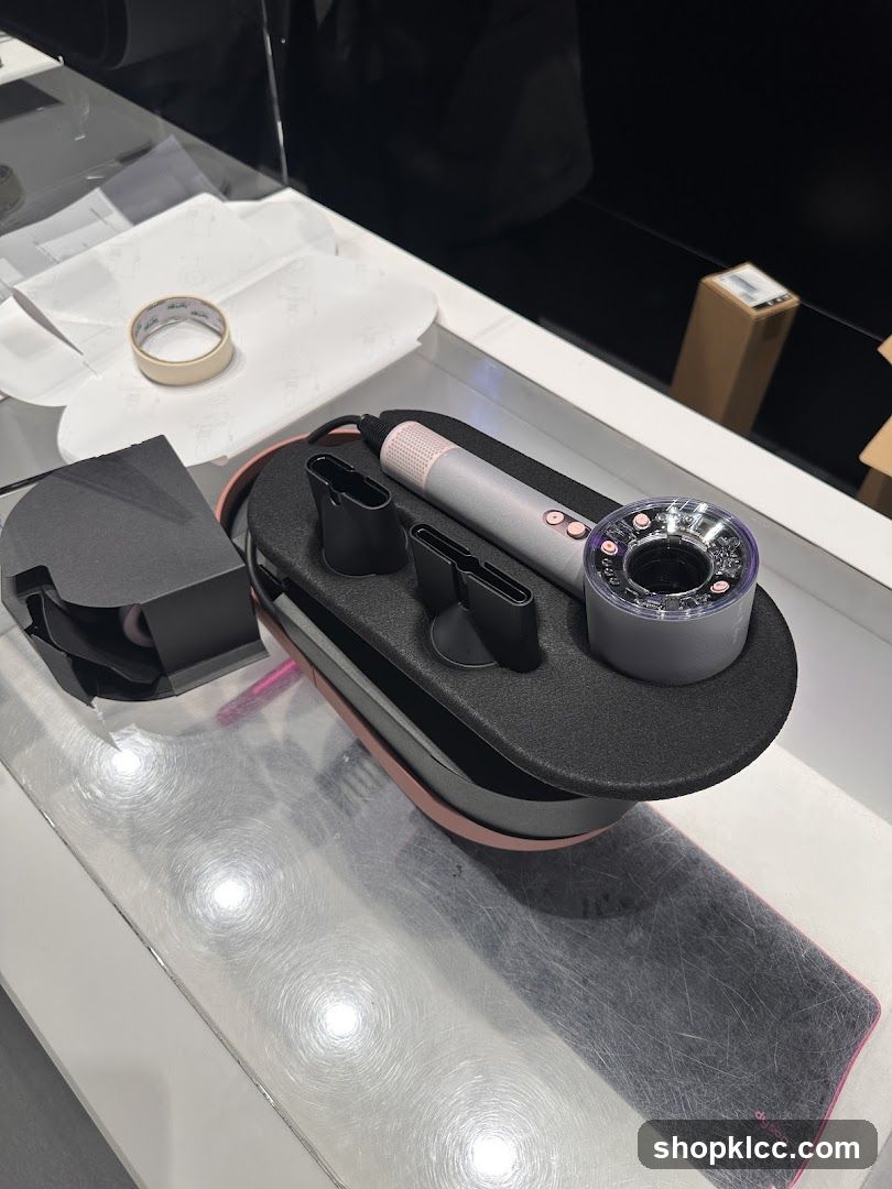 Dyson Hair Dryer Display