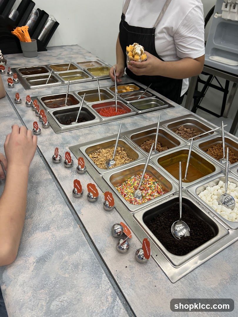 Ice Cream Bar Setup