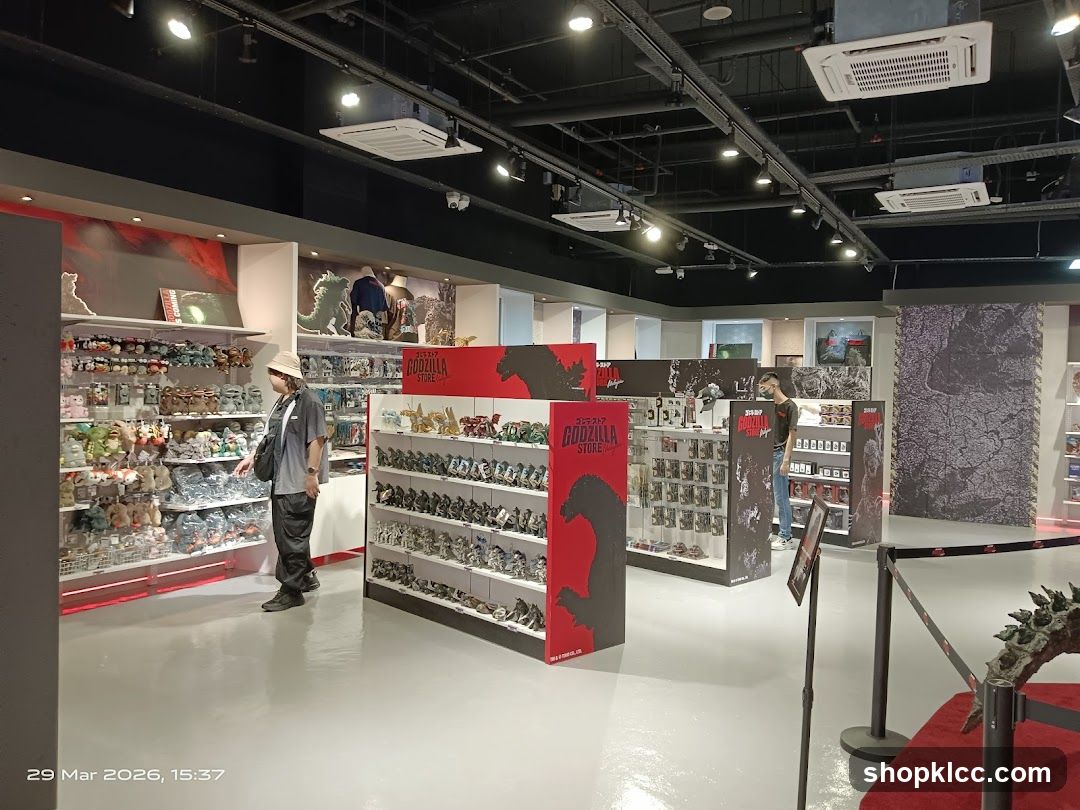 Godzilla Store Interior