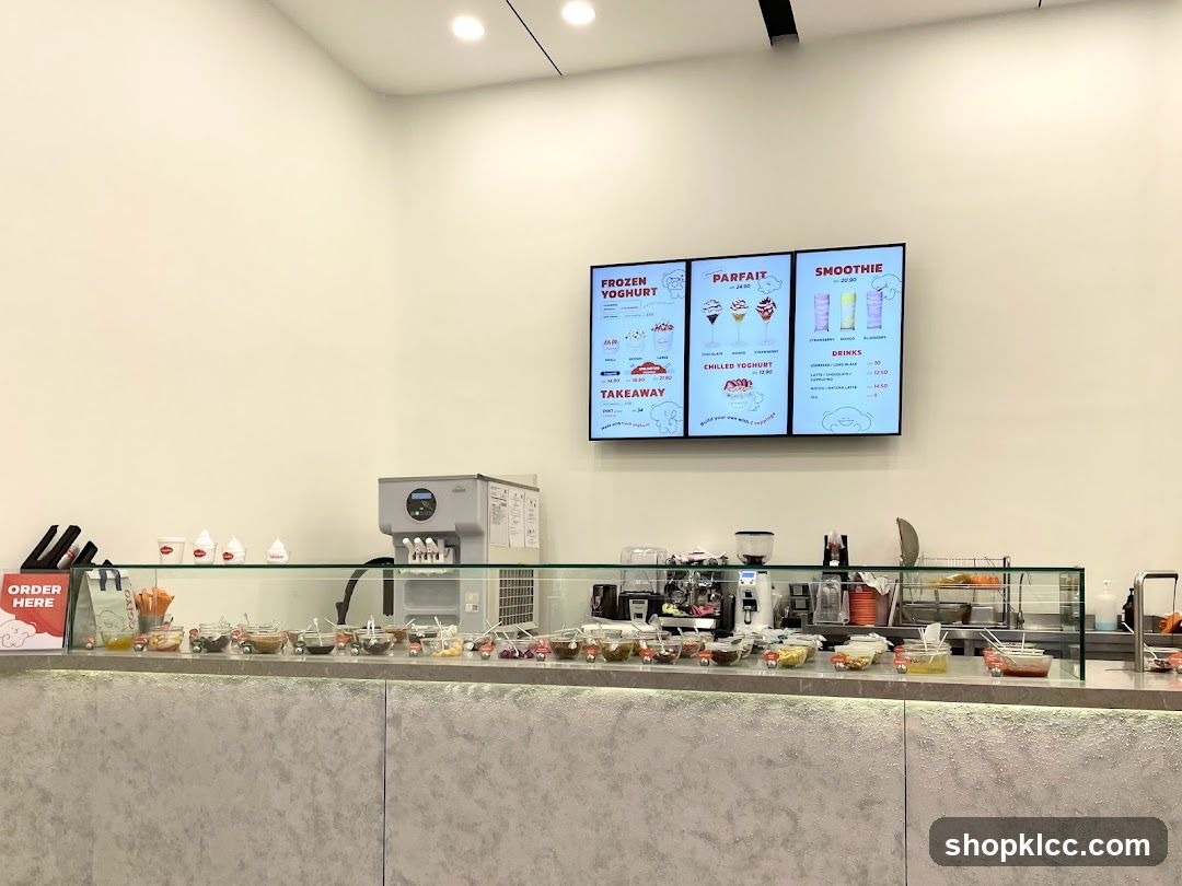 Yogurt Shop Interior