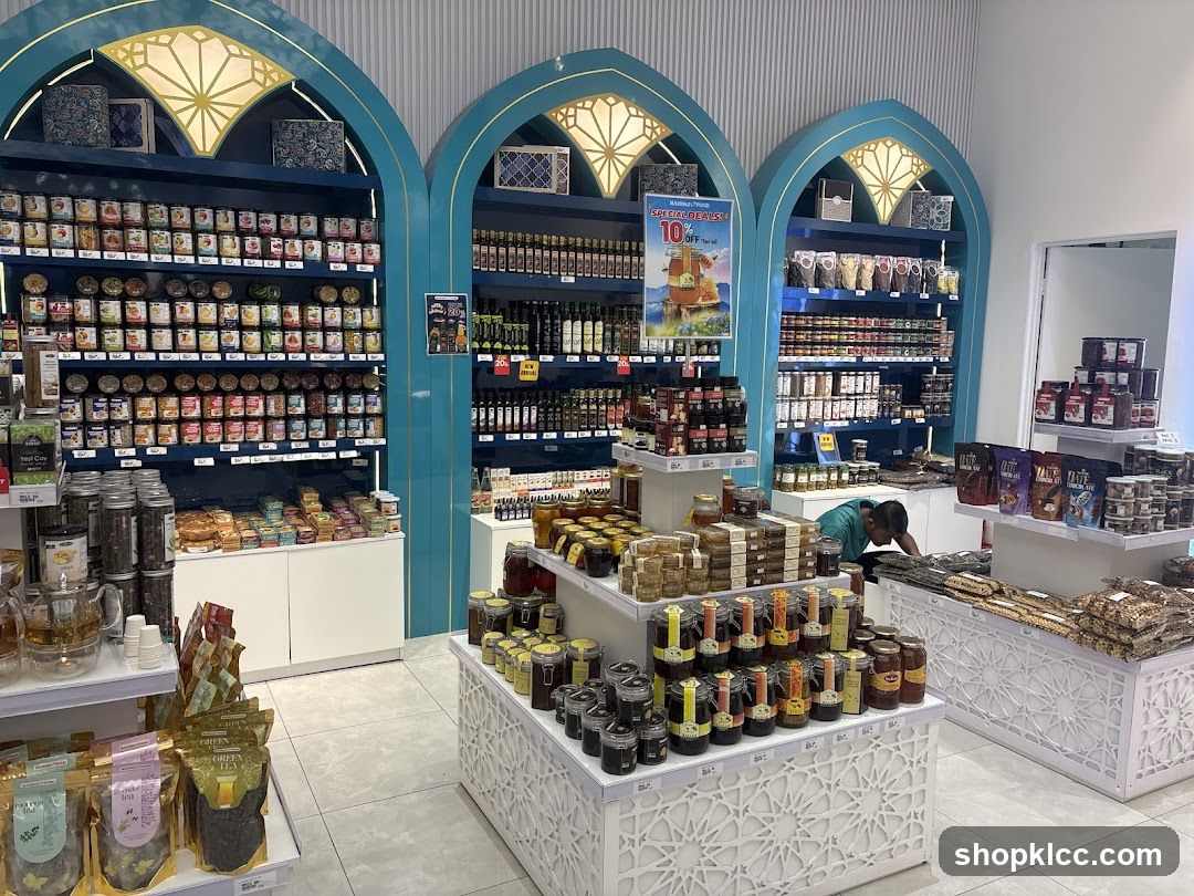 Store Interior with Food Products