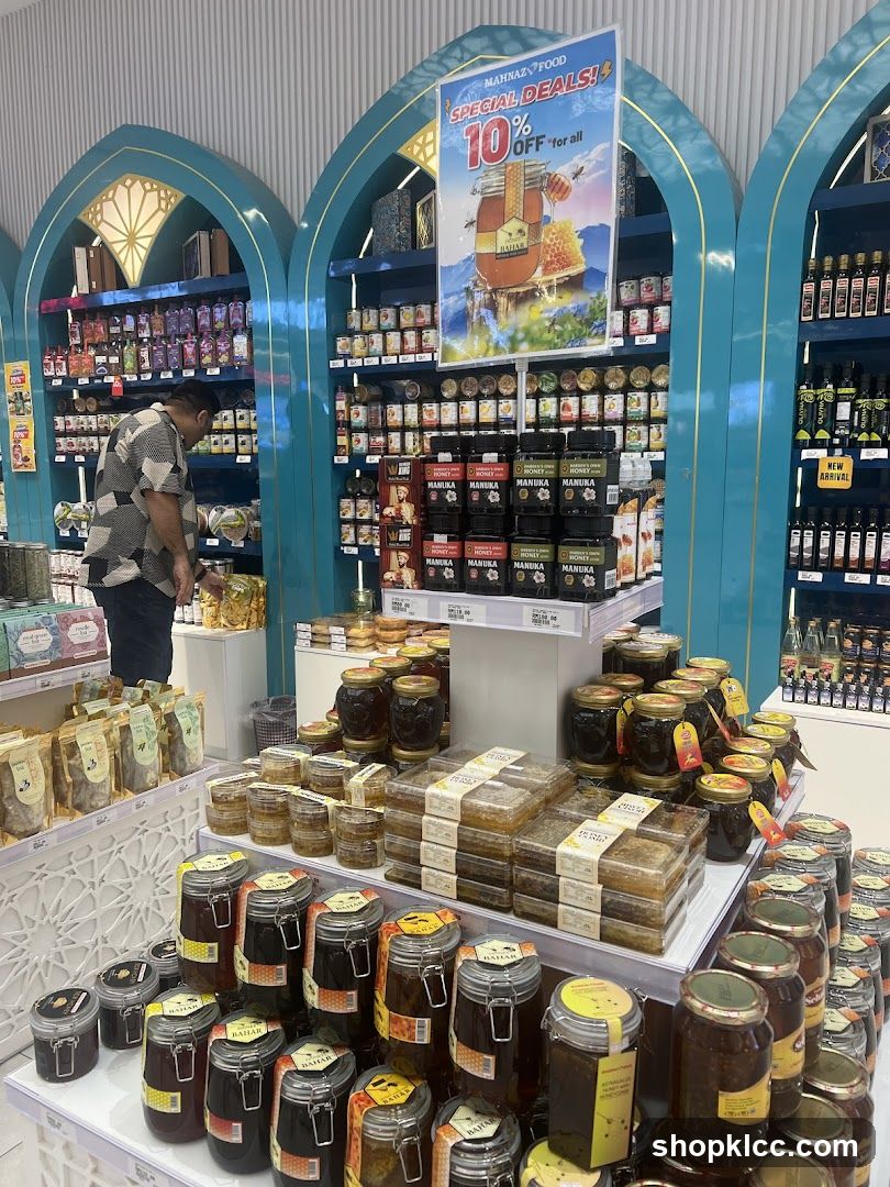 Honey and Food Products Display