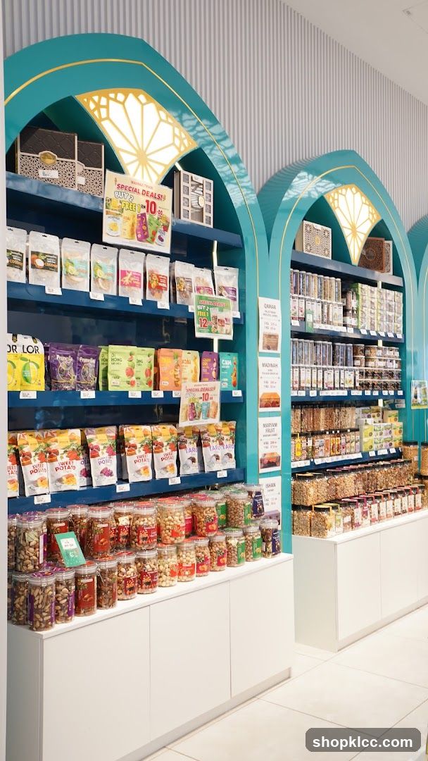 Dried Fruits and Nuts Display