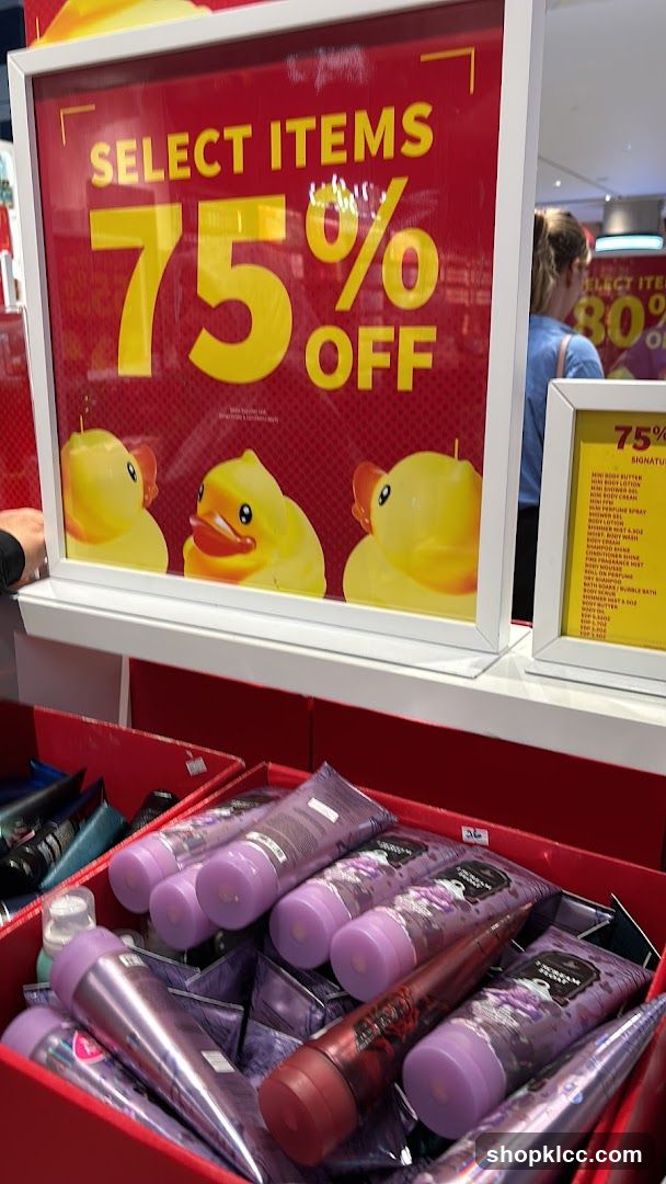Sale Sign and Lotions