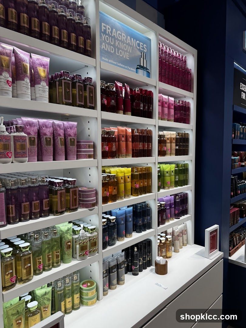 Bath and Body Works Store Display