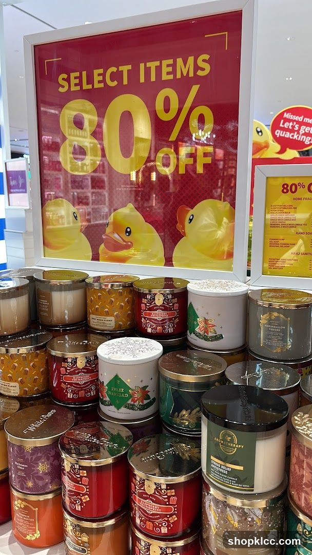 Sale Display with Candles