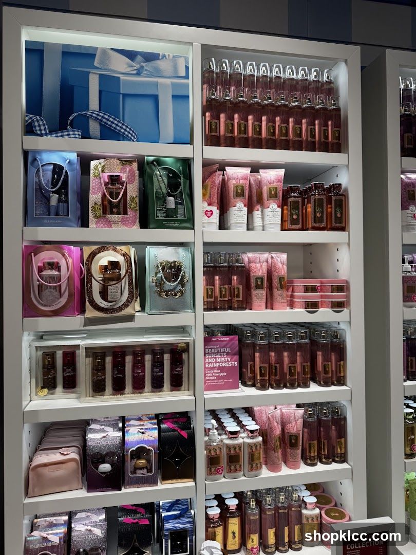 Bath and Body Works Display