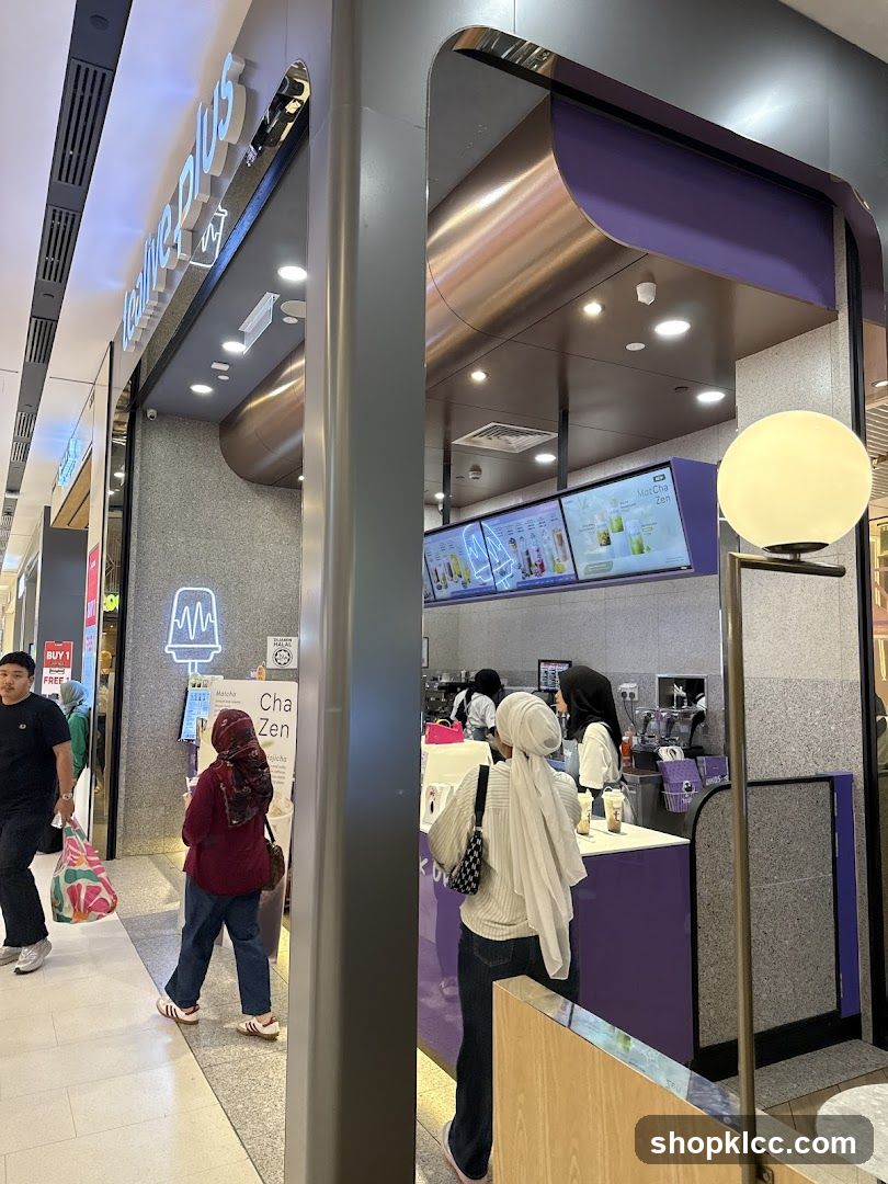 Bubble Tea Shop Interior